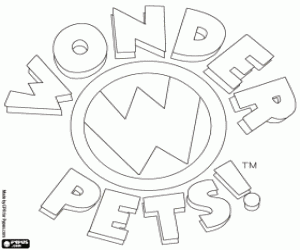Wonder Pets logo coloring page