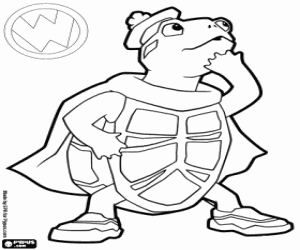 Wonder Pets: The turtle Tuck coloring page
