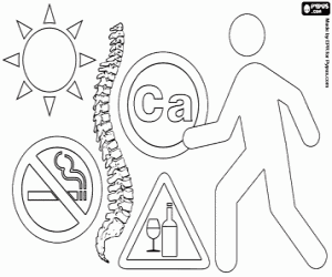 World Osteoporosis Day coloring page