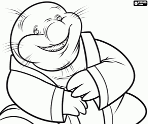 The worm Nim Galuu from Epic coloring page