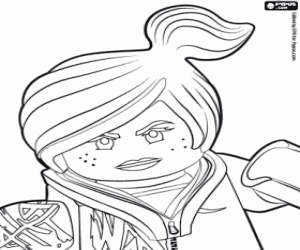 Wyldstyle, Lego film character coloring page