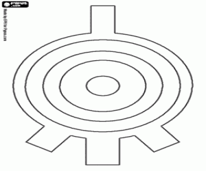 XANA's eye, Code Lyoko coloring page