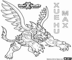 Xue Hu Max, Invizimals Shadow Zone coloring page