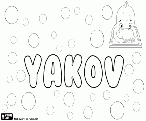 Yakov, variant of Jakov coloring page