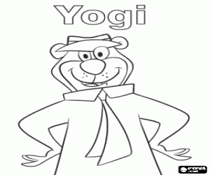 Yogi Bear in Jellystone Park coloring page