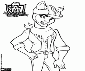 The young Clawd Wolf coloring page