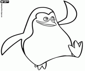 The most young penguin, Private coloring page
