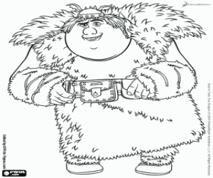 The young viking Fishlegs Ingerman coloring page