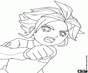 Yukimura, a forward player coloring page