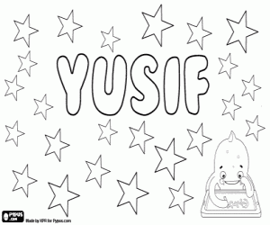 Yusif, variant of Yossef coloring page