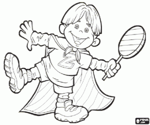 Ziggy, Lazy Town character coloring page