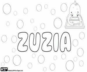 Zuzia, Polish diminutive coloring page