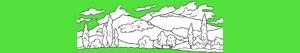 Natural landscapes coloring pages