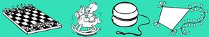 Toys and Games coloring pages