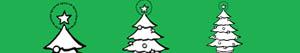 Christmas trees coloring pages
