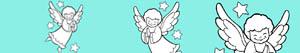 Christmas Angels coloring pages