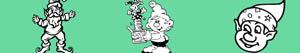 Christmas elves coloring pages