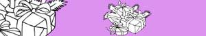 Christmas gifts or christmas presents coloring pages