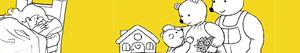 Goldilocks and the Three Bears coloring pages