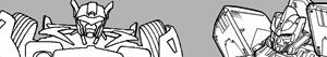 Transformers coloring pages