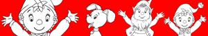 Noddy coloring pages