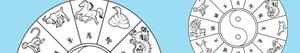 Chinese zodiac coloring pages