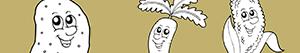 Vegetables to eat coloring pages