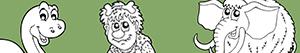 A Prehistoric Adventure coloring pages