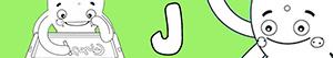 Boy names with J coloring pages