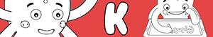 Boy names with K coloring pages