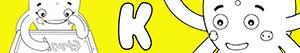 Girl names with K coloring pages