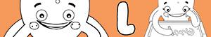 Girl names with L coloring pages