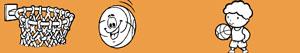 Basketball coloring pages