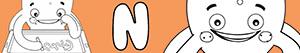 Boy names with N coloring pages
