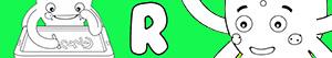 Boy names with R coloring pages