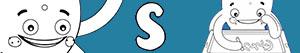 Boy names with S coloring pages