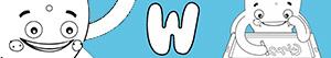Boy names with W coloring pages