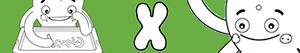 Boy names with X coloring pages