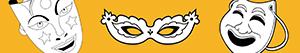 Masks coloring pages