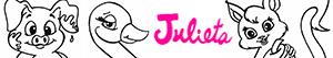 Julieta's animals coloring pages