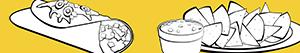 Mexican food coloring pages