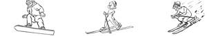 Snow Sports coloring pages