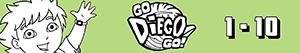 Count from 1 to 10 with Diego and animals coloring pages