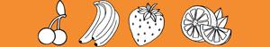 Fruits coloring pages